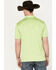 Image #4 - Ariat Men's Charger 2.0 Fitted Short Sleeve Polo Shirt, Bright Green, hi-res