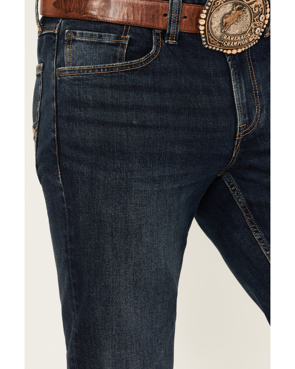 Image #2 - RANK 45® Men's Ambush Slim Straight Stretch Denim Jeans, Dark Wash, hi-res