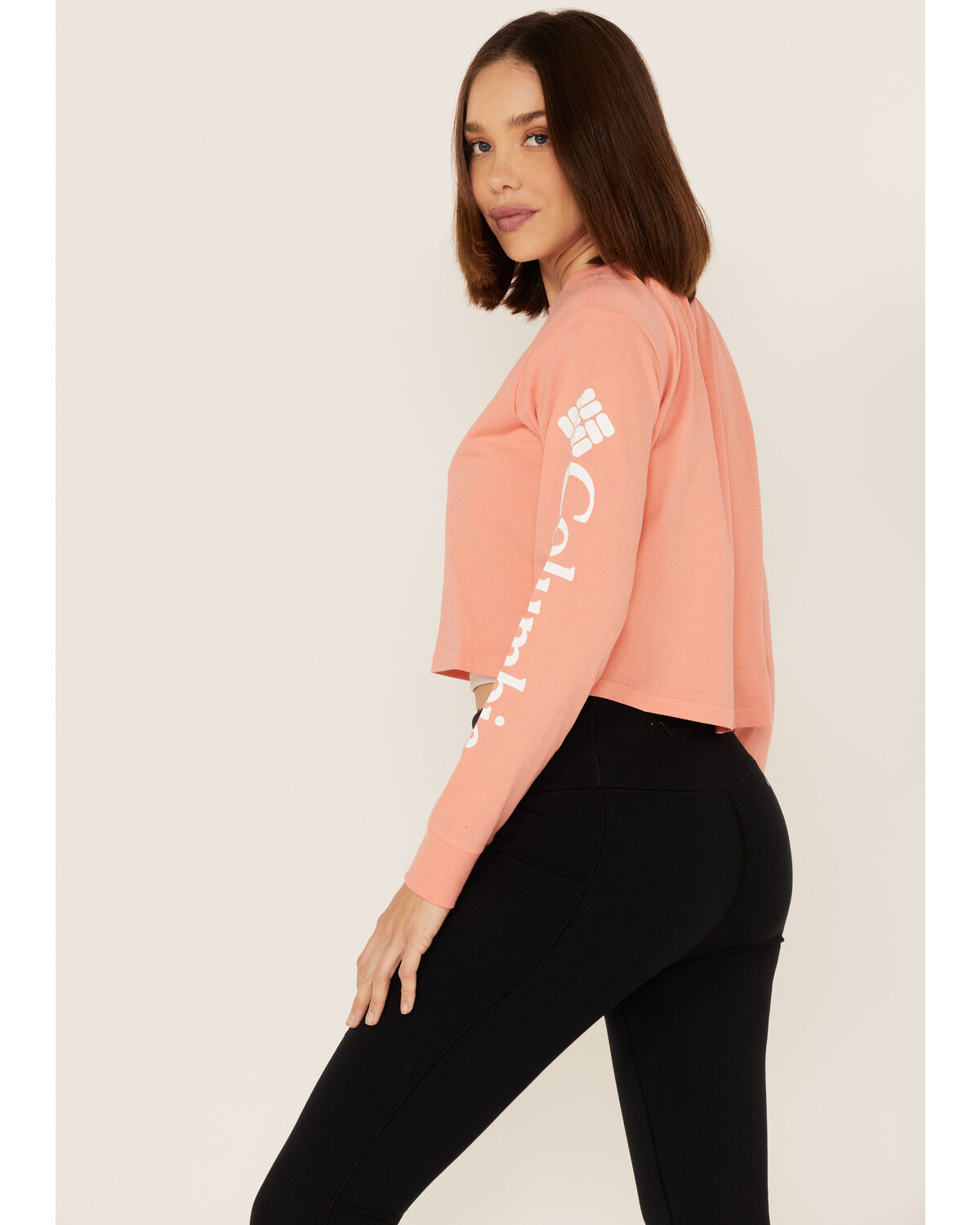 Image #4 - Columbia Women's North Cascades Logo Long Sleeve Cropped T-Shirt, , hi-res