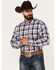 Image #1 - Cinch Men's Plaid Print Long Sleeve Button-Down Western Shirt, Multi, hi-res