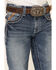 Ariat Boys' B4 Coltrane Durango Relaxed Bootcut Jeans, Indigo, hi-res