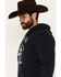 Image #2 - Moonshine Spirit Men's Tequila Life Hooded Sweatshirt, Navy, hi-res
