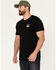 Image #2 - Brixton Men's Linwood Logo Short Sleeve Graphic T-Shirt, Black, hi-res