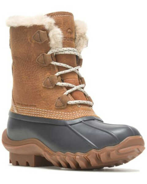 Wolverine Women's Torrent Faux-Fur Tall Duck Boot, Brown, hi-res