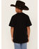 Image #4 - Cody James Boys' Americana Logo Short Sleeve Graphic T-Shirt, Black, hi-res