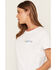 Image #3 - Cowgirl Up Women's Heart Short Sleeve Graphic Tee, White, hi-res
