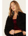 Image #2 - Shyanne Women's Faux Fur Fleece Coat, Black, hi-res