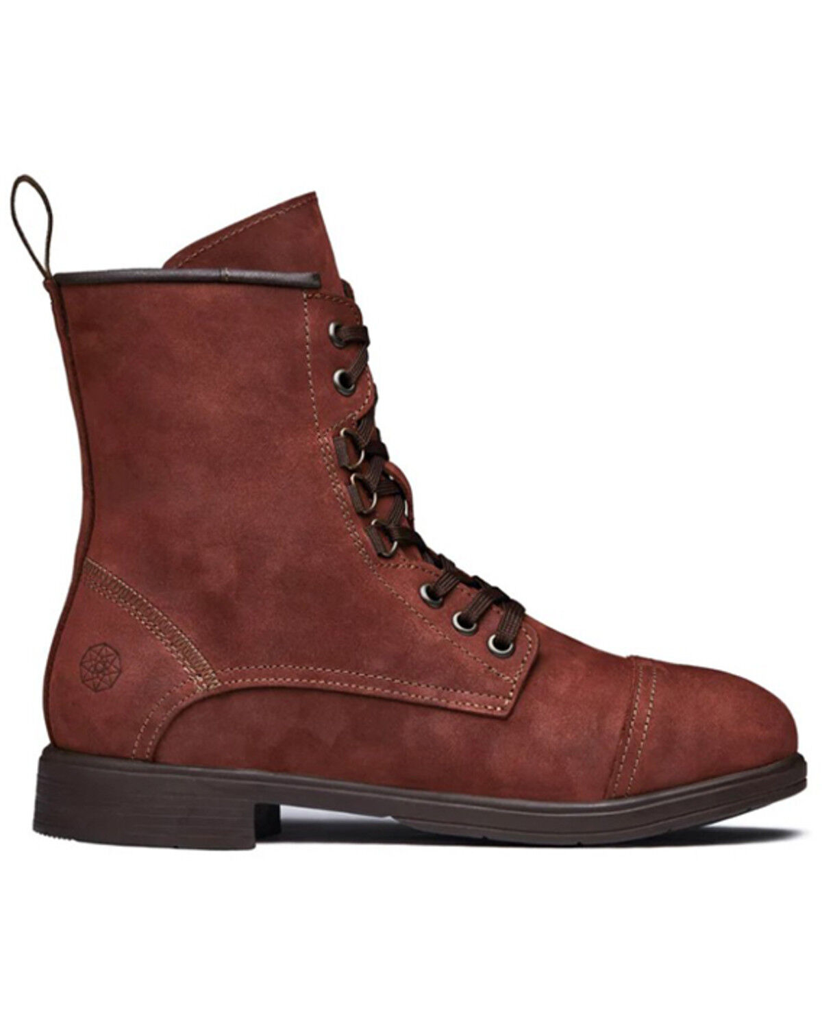 Image #2 - Xena Workwear Women's Spice Work Boots - Steel Toe, Red, hi-res