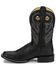 Image #3 - Tony Lama Men's Lars Western Boots - Broad Square Toe, Black, hi-res
