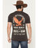 Image #1 - Ariat Men's Eagle Short Sleeve Graphic T-Shirt, Black, hi-res
