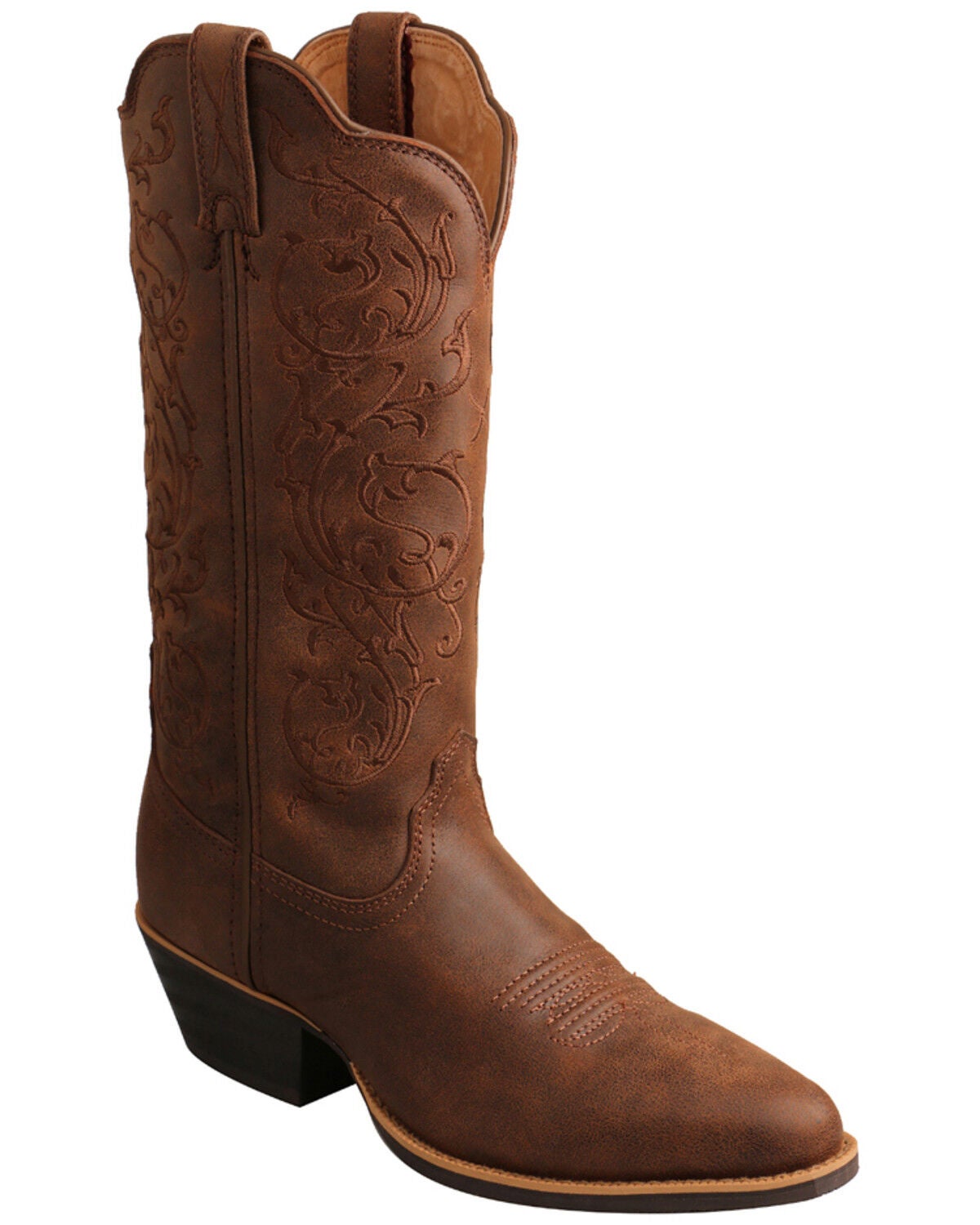 Twisted X Women's Western Performance Boots - Round Toe, Brown, hi-res