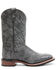Image #2 - Laredo Men's Charcoal Geo Stitch Western Boots - Broad Square Toe, Charcoal, hi-res