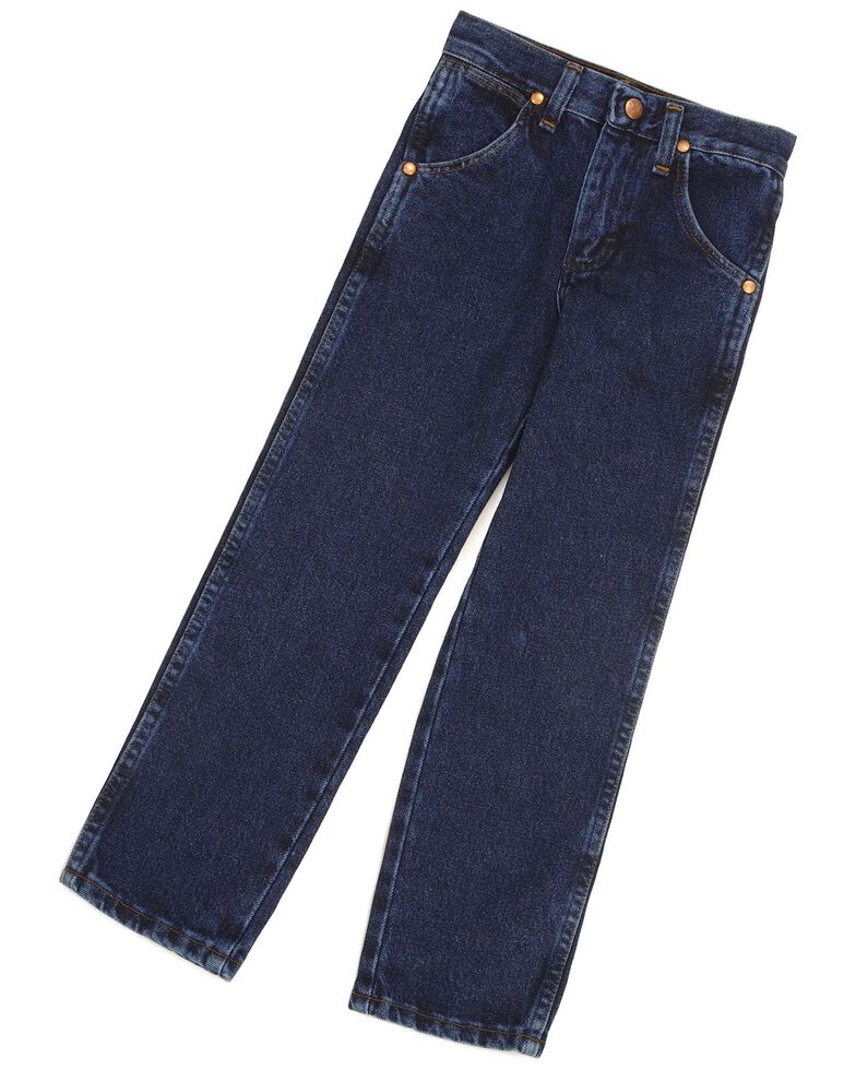 Wrangler Boys' Jeans - Cowboy Cut - 1-7, Dark Indigo, hi-res