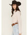 Image #2 - Cinch Women's Dotted Long Sleeve Button-Down Western Shirt, Pink, hi-res