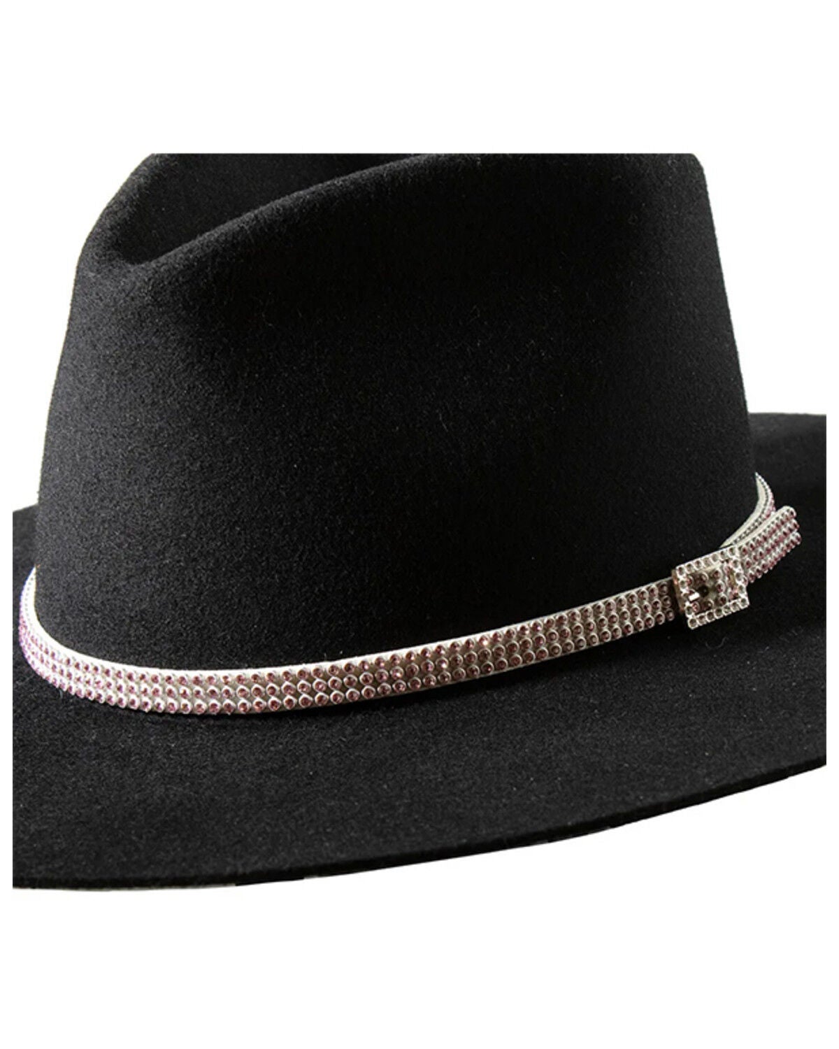 Shyanne Women's Embellished Buckle Hat Band, Pink, hi-res