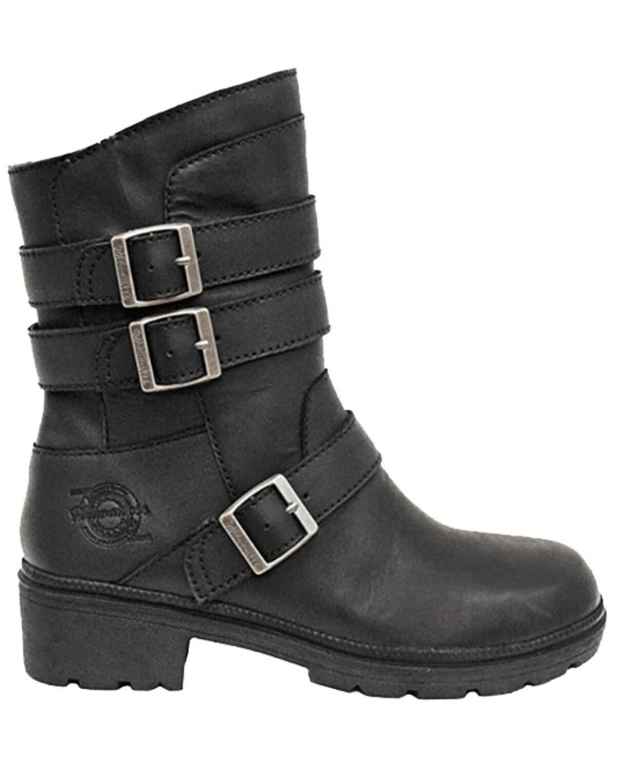 black moto boots womens
