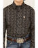 Image #3 - Cinch Boys' Geo Print Long Sleeve Button-Down Western Shirt, Navy, hi-res