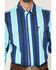 Image #3 - Wrangler Men's Vintage Brushpopper Striped Print Long Sleeve Snap Western Shirt, Multi, hi-res
