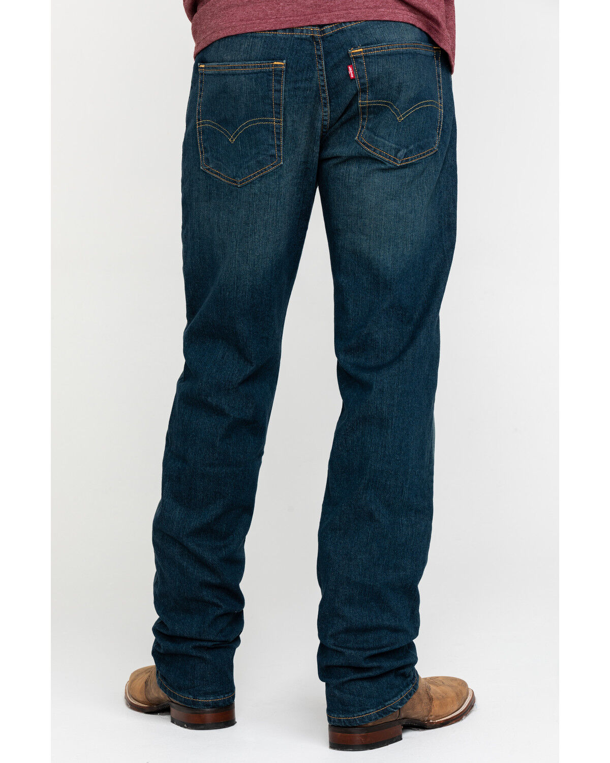 Cash Relaxed Straight Leg Jeans 