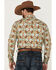 Image #4 - Cody James Men's Rushmore Print Long Sleeve Snap Western Shirt  , Turquoise, hi-res