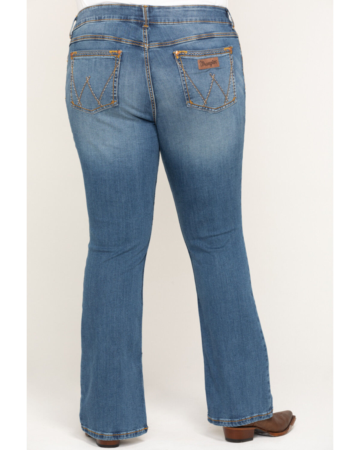 wrangler mid rise jeans