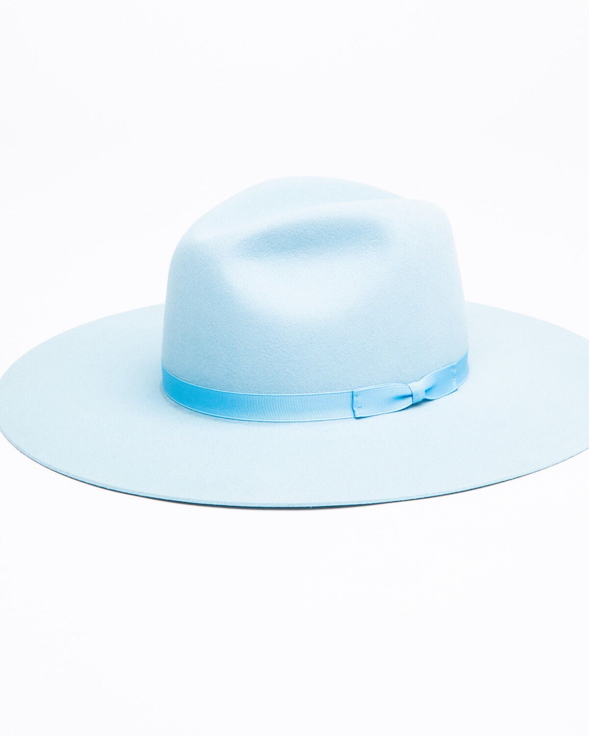 Rodeo King Women's Tracker Felt Western Fashion Hat, Light Blue, hi-res