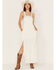 Image #1 - Cleo + Wolf Women's Textured Western Maxi Dress , Ivory, hi-res