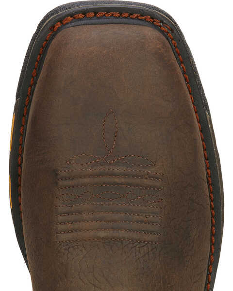 Image #4 - Ariat Men's WorkHog® Waterproof Met Guard Western Work Boots - Composite Toe, Brown, hi-res