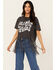 Image #1 - Blended Women's Drinks Well With Others Fringe Graphic Tee, Black, hi-res