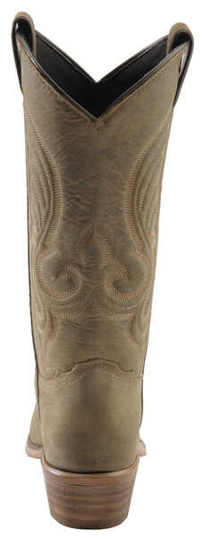 Image #7 - Abilene Women's Oiled Cowhide Western Boots - Pointed Toe, Brown, hi-res