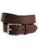 Image #1 - Ariat Triple Stitched Leather Belt - Reg & Big, Copper, hi-res