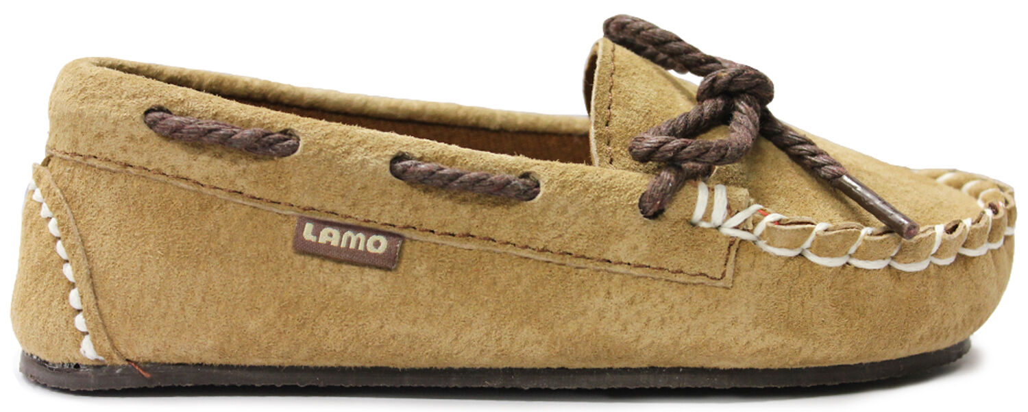 Image #1 - Lamo Footwear Sabrina Kid's Moccasins, Chestnut, hi-res