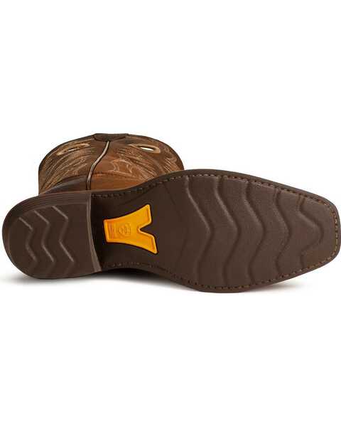 Image #7 - Ariat Men's Heritage Roughstock Western Performance Boots - Square Toe, Brown Oiled Rowdy, hi-res
