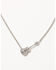 Image #1 - Lainey Wilson Women's Pav&eacute; Guitar Pendant Necklace, Silver, hi-res
