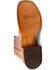 Image #6 - Ferrini Men's Patriot Western Boots - Broad Square Toe, Honey, hi-res