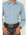 Image #3 - Roper Boys' Plaid Print Long Sleeve Pearl Snap Stretch Western Shirt, Blue, hi-res