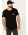 Image #1 - Moonshine Spirit Men's Arch Graphic Short Sleeve T-Shirt, Black, hi-res