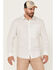 Image #1 - Brothers and Sons Men's Performance Solid Long Sleeve Button Down Western Shirt, Sand, hi-res