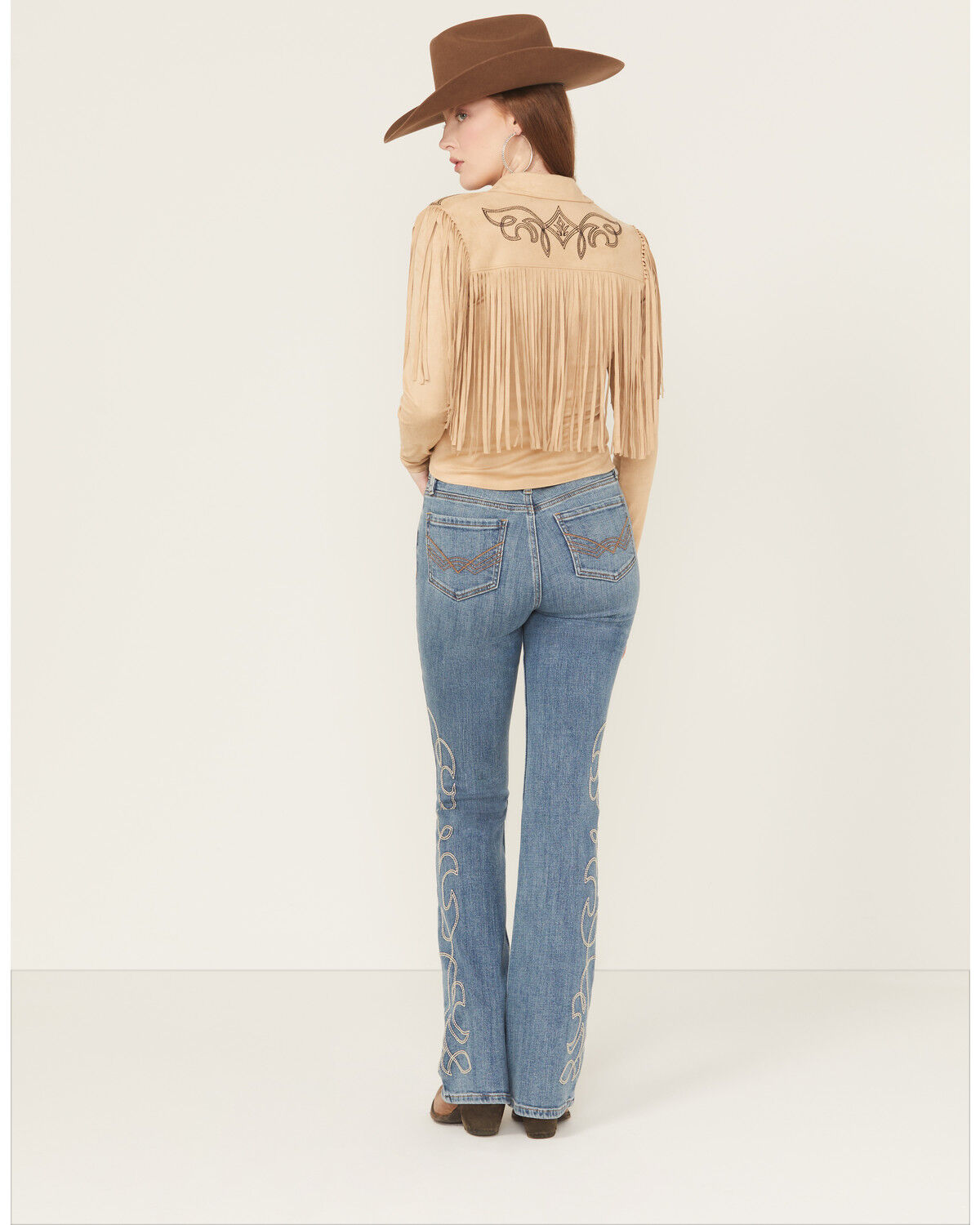 Image #3 - Idyllwind Women's Arbor Medium Wash Legend High Rise Bootcut Super Stretch Denim Jeans, Medium Wash, hi-res