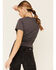 Cut & Paste Women's Charcoal Desert Dreamin Graphic Tee , Charcoal, hi-res