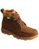 Image #1 - Twisted X Women's Saddle Lace-Up Work Boots - Soft Toe, Brown, hi-res