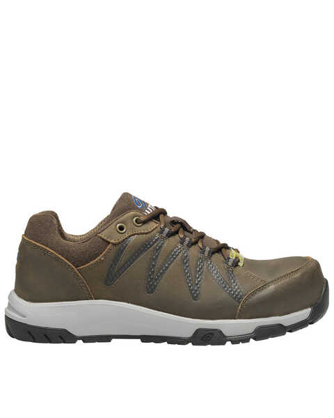 Image #2 - Nautilus Men's Volt Leather Work Shoes - Composite Toe, Brown, hi-res