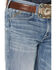 Image #2 - Ariat Men's M2 Kash Chet Light Wash Relaxed Straight Denim Jeans, Light Wash, hi-res