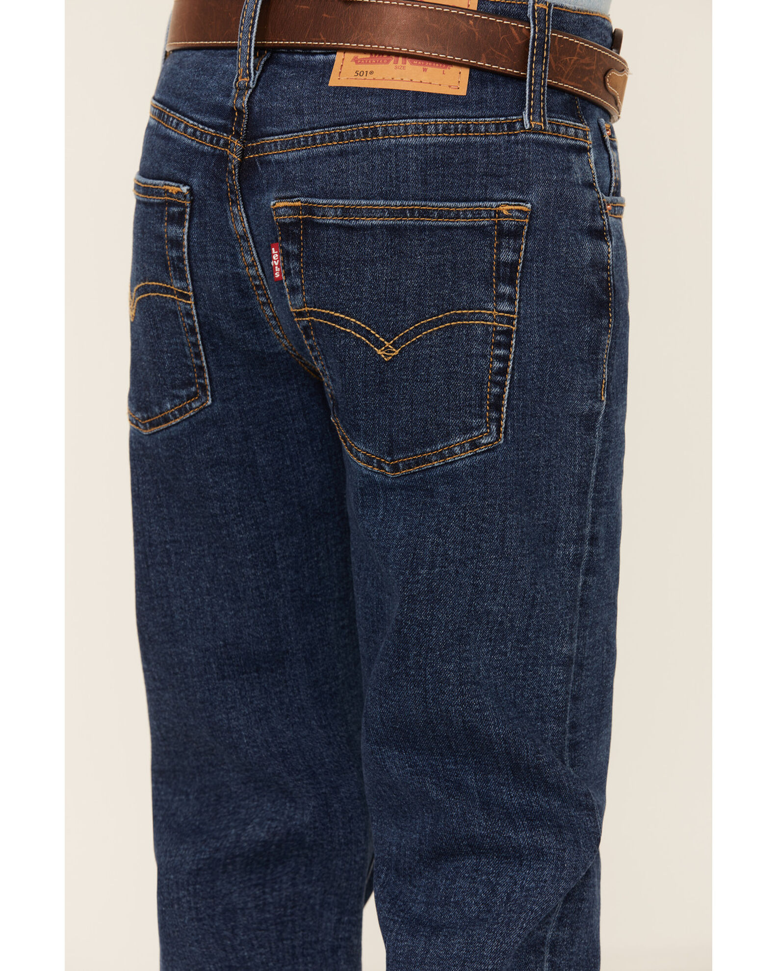 Levi's dark denim jeans cheap