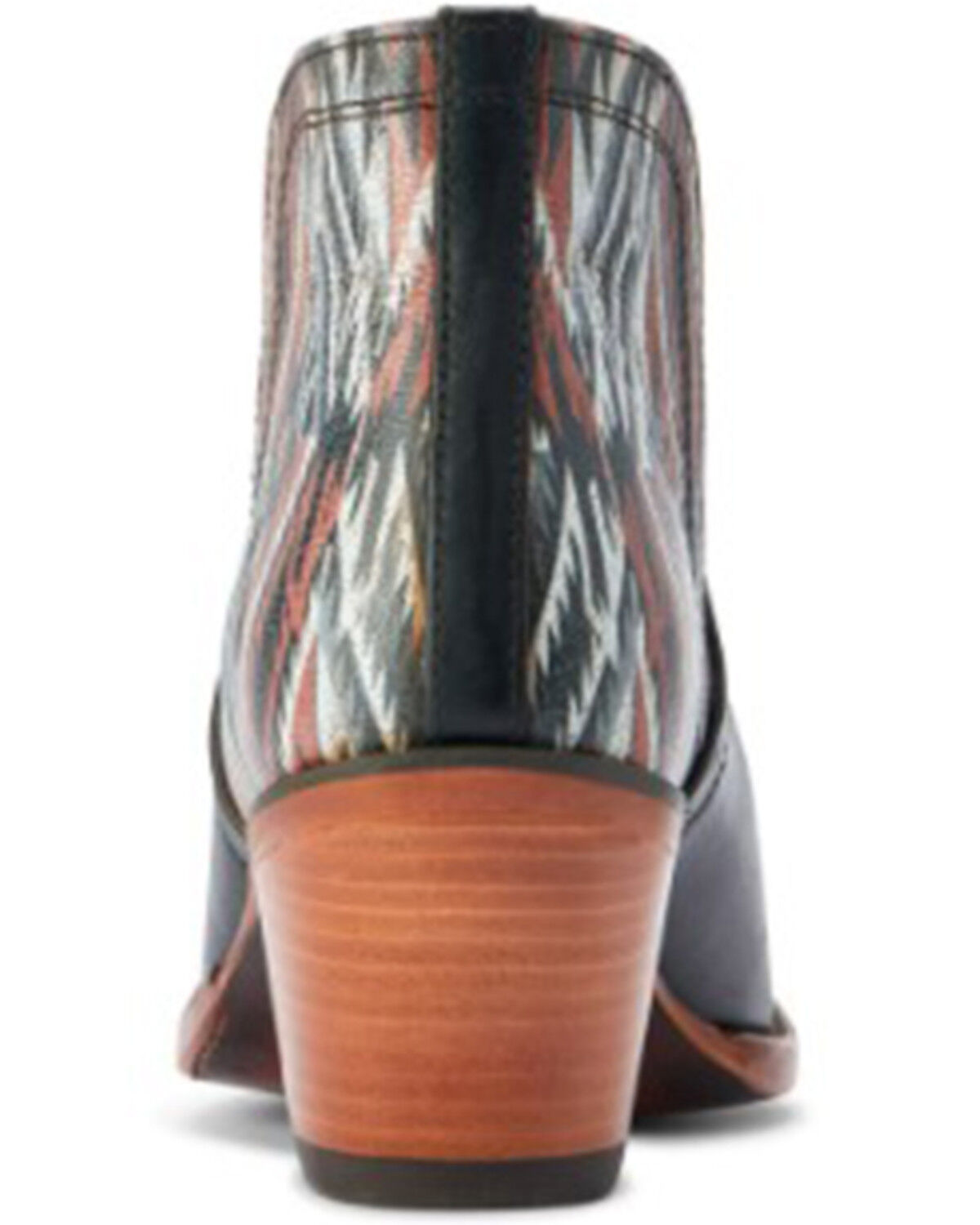 Image #3 - Ariat Women's Dixon Chimayo Cash Roja New Mexico Print Western Booties - Snip Toe, Black, hi-res