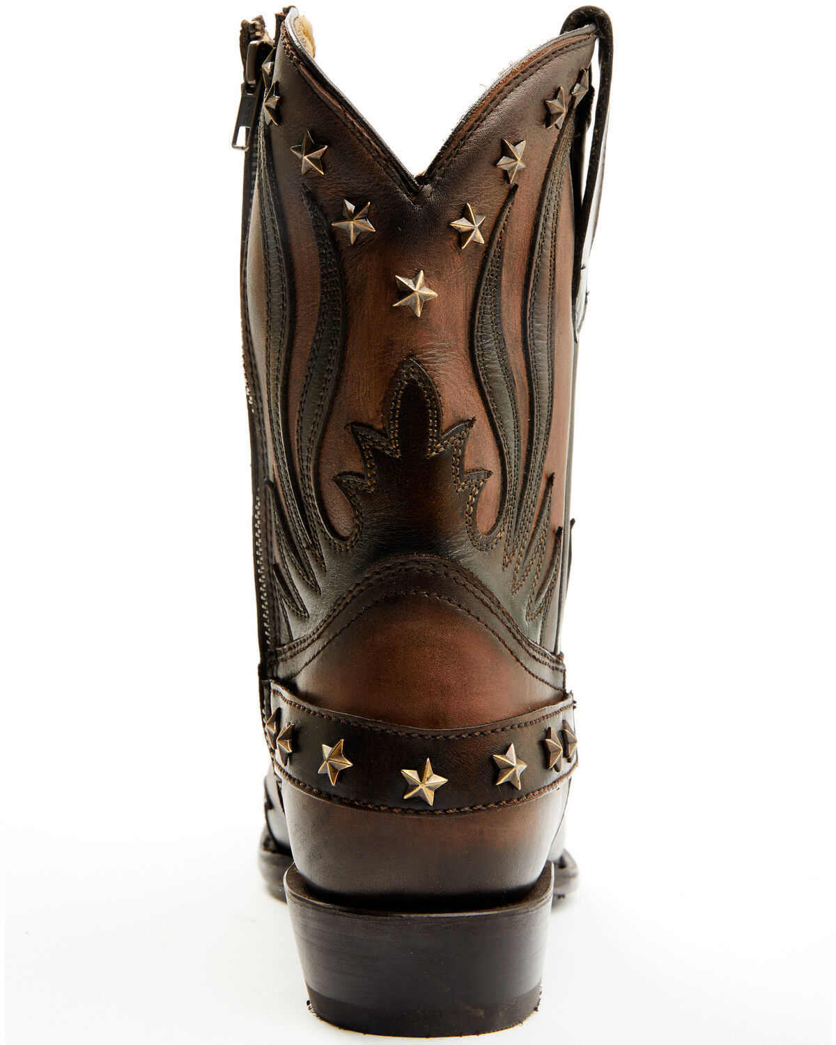 Image #5 - Corral Men's Overlay Short Western Boots - Snip Toe, Honey, hi-res