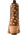 Image #3 - Ariat Women's Shiloh Hairon Deer Print Booties - Round Toe, Brown, hi-res