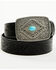 Image #1 - Cody James Men's Palmer Tooled Leather Belt, Black, hi-res