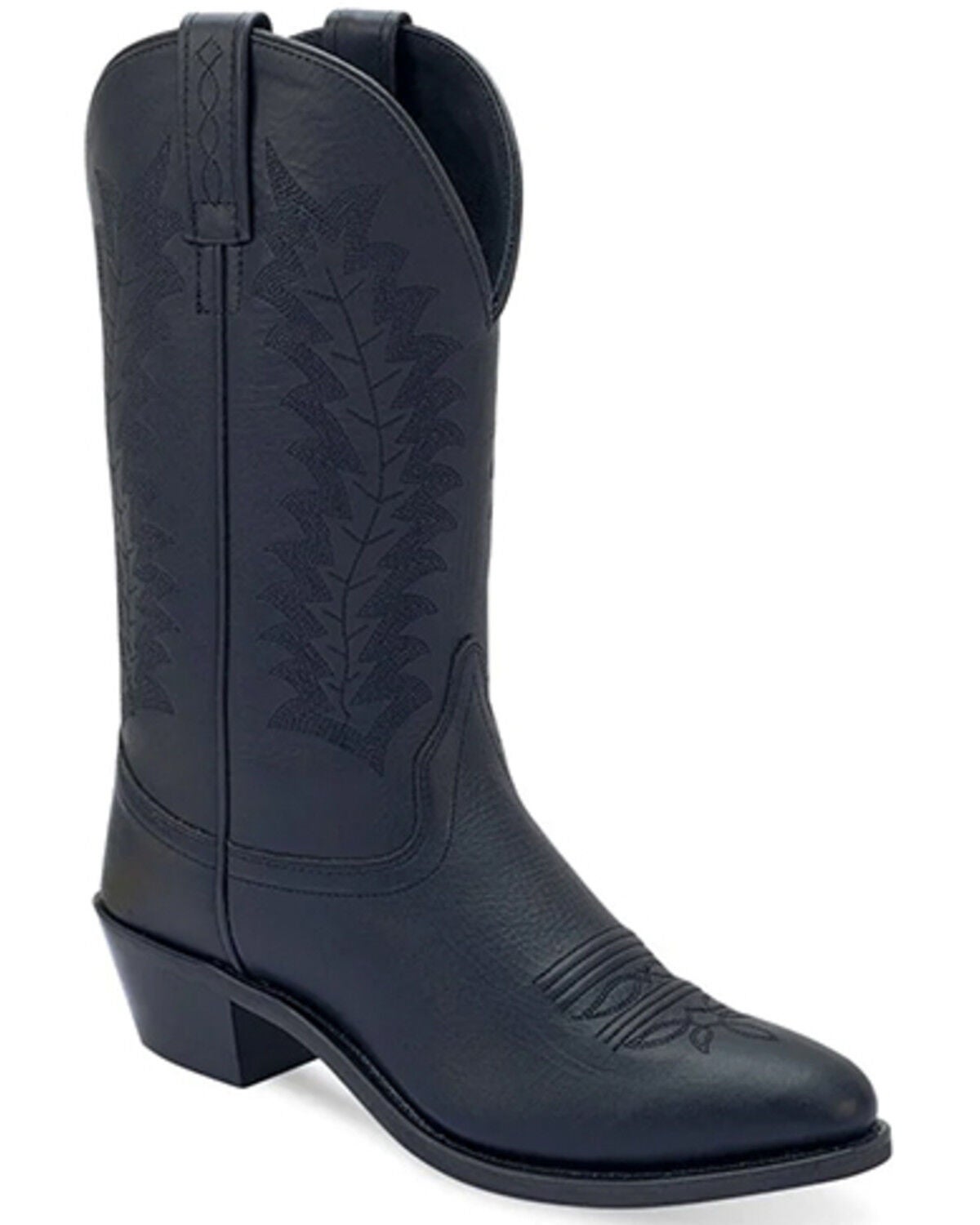 Old West Women's Western Boots - Round Toe, Black, hi-res