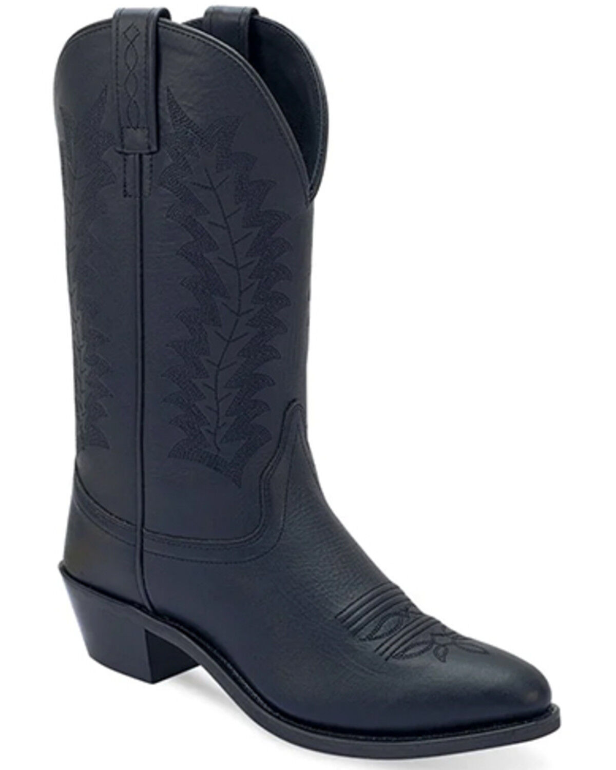 Image #1 - Old West Women's Western Boots - Round Toe, Black, hi-res